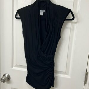 H&M / Faux-Wrap Top / size: XS / Sleeveless